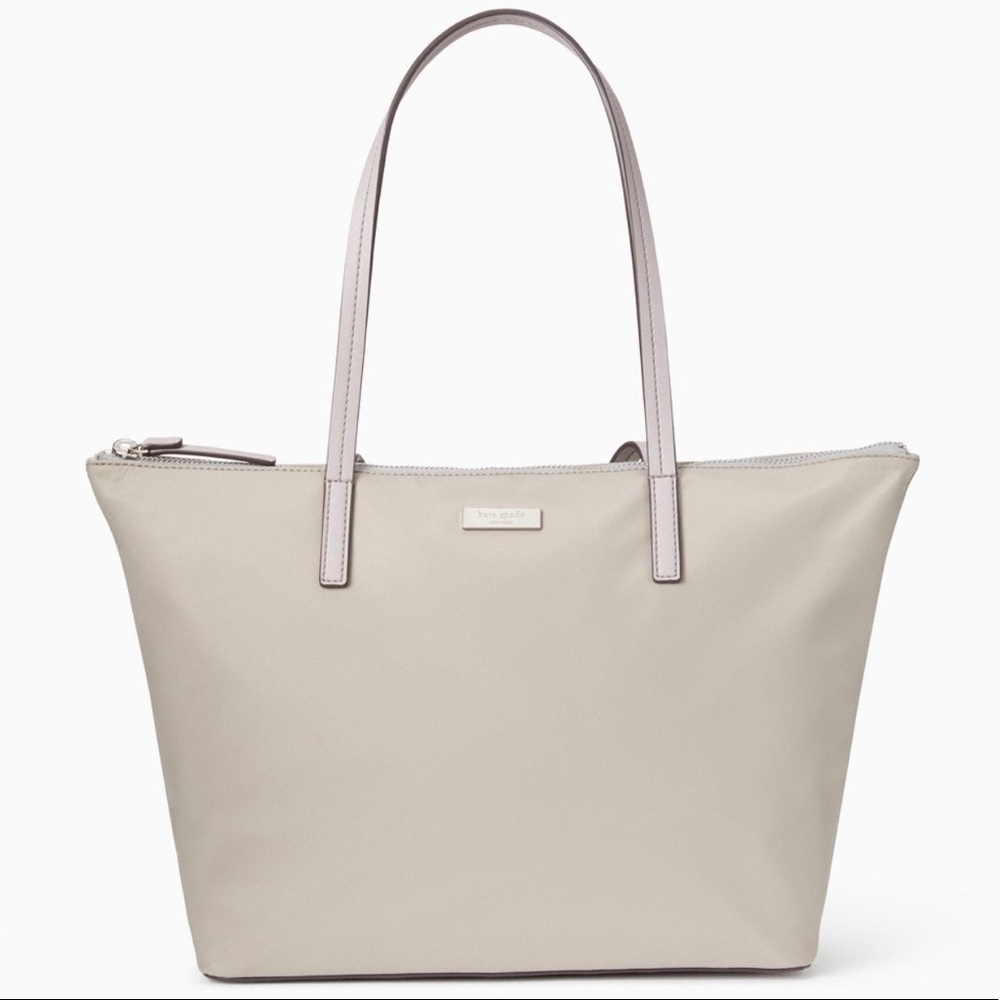 beige lida tote kate spade purse